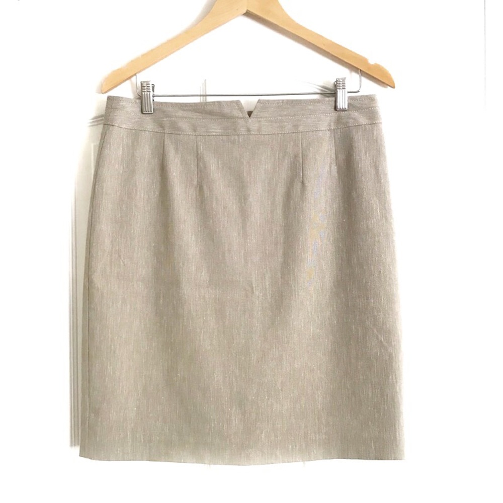 Halogen Tan Pencil Skirt